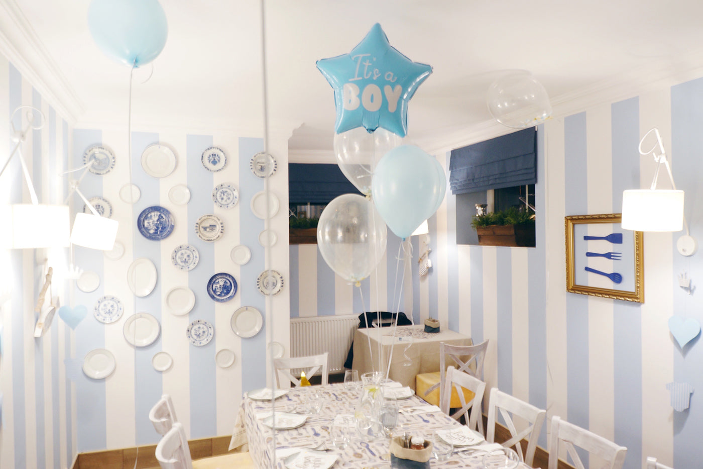 Baby shower table decorations hot sale uk