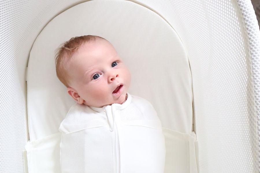 baby inside the SNOO