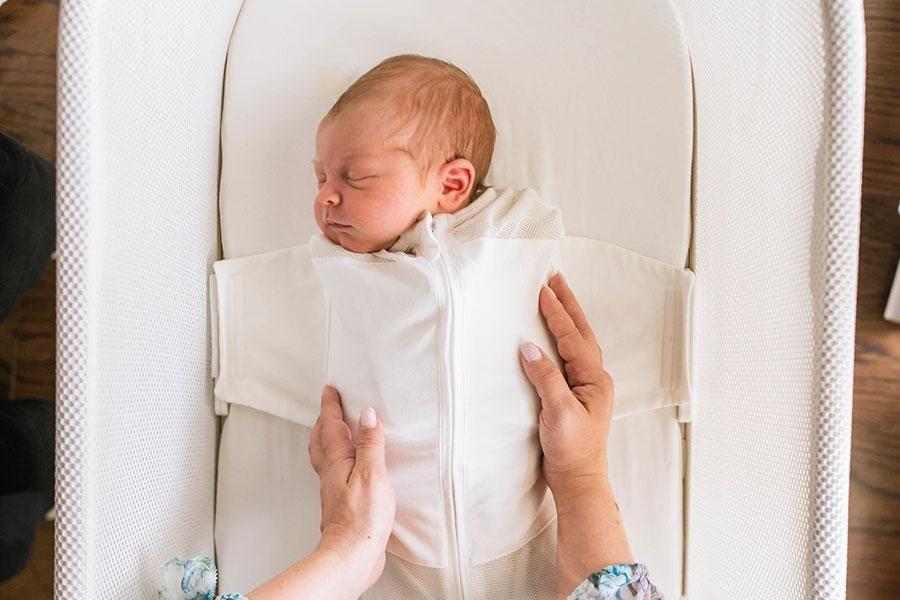 baby breaks out of swaddle