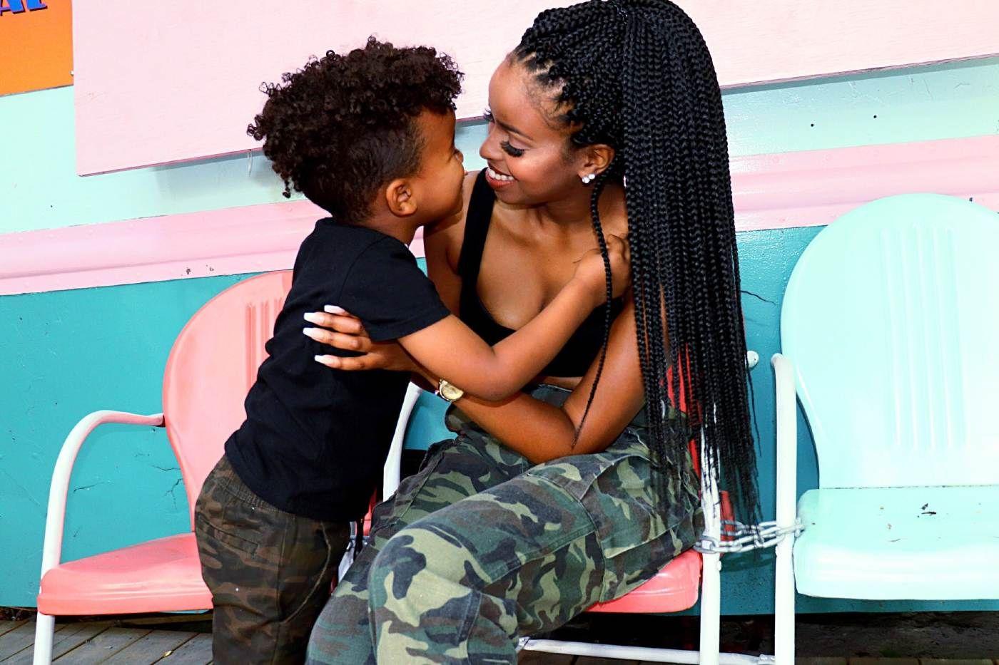 Positive parenting tips - mother looking lovingly at toddler son.
